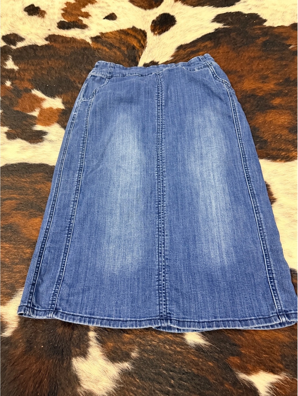 Christopher & Banks Petite Denim Skirt Size 8P